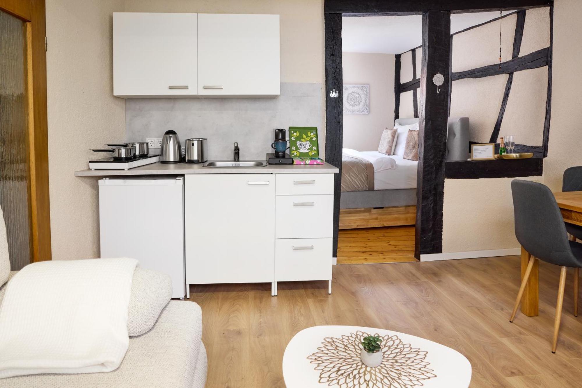 Hygge-Flats - Zentral Fuer 2-4 Personen, Wlan Appartement Heppenheim  Buitenkant foto